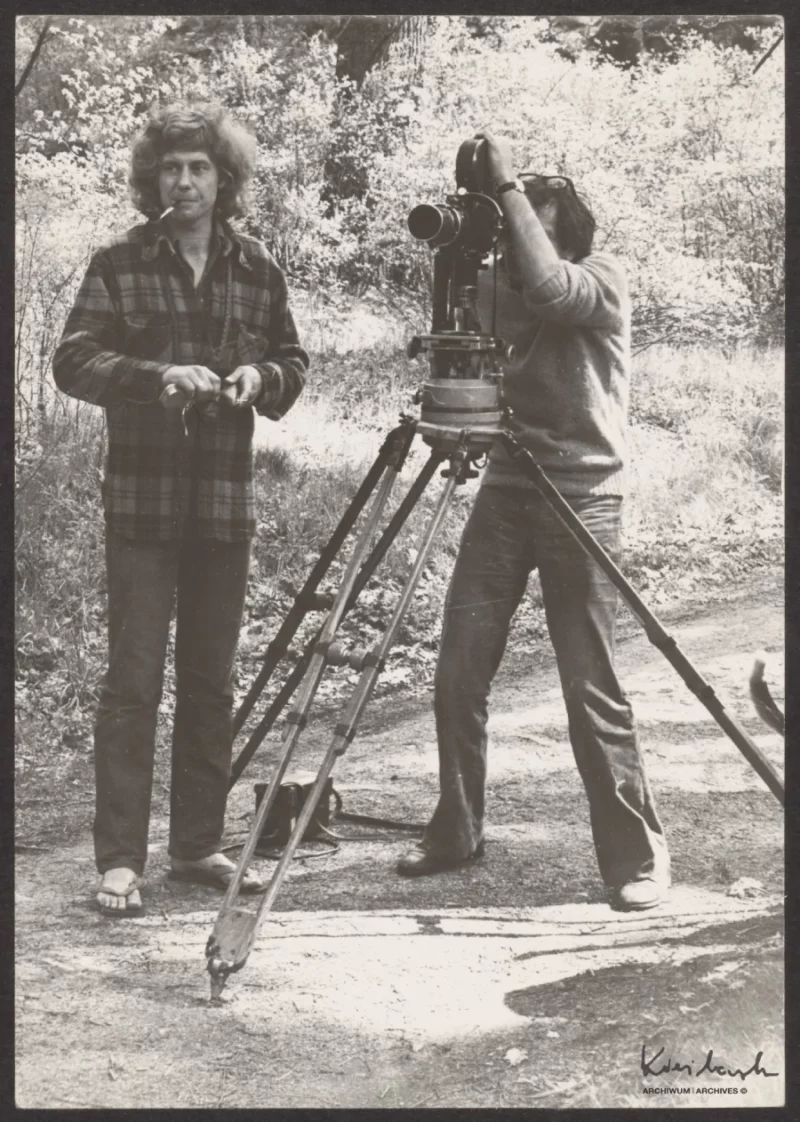 Na-planie-filmu-Prześwietlenie-w-Sokołowsku-z-operatorem-zdjęć-Jackiem-Petryckim.