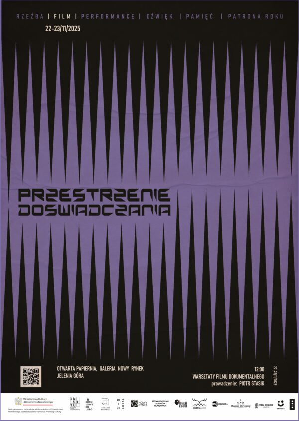 PRZESTRZENIE PLAKAT fiolet Film